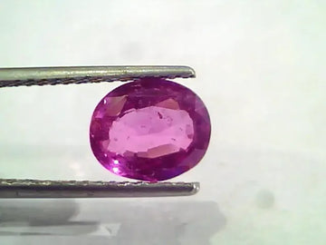 2.97 Ct Certified Unheated Untreated Natural Madagaskar Ruby AAAAA - Venus Gems