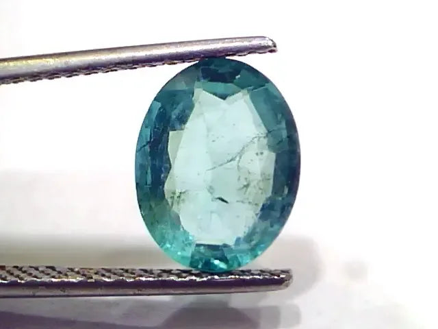2.98 Ct GII Certified Untreated Natural Zambian Emerald Gems AAAAA - Venus Gems