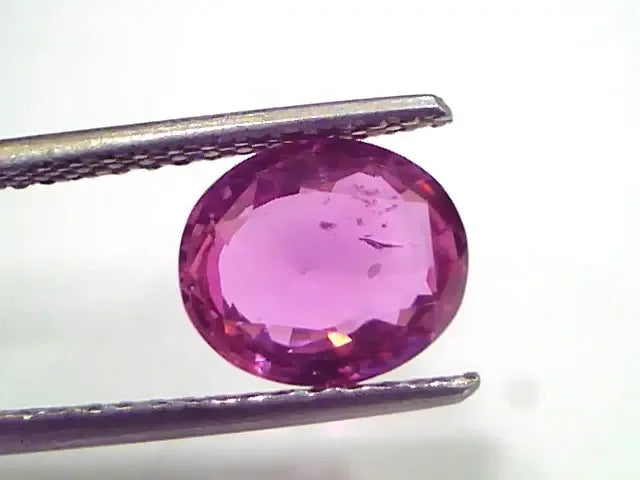 2.98 Ct GII Certified Unheated Untreated Natural Madagaskar Ruby AAA - Venus Gems