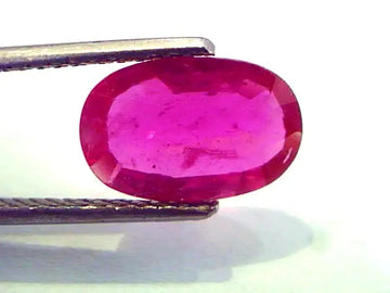 2.98 Ct Natural Ruby Gemstone for Sun (Heated)