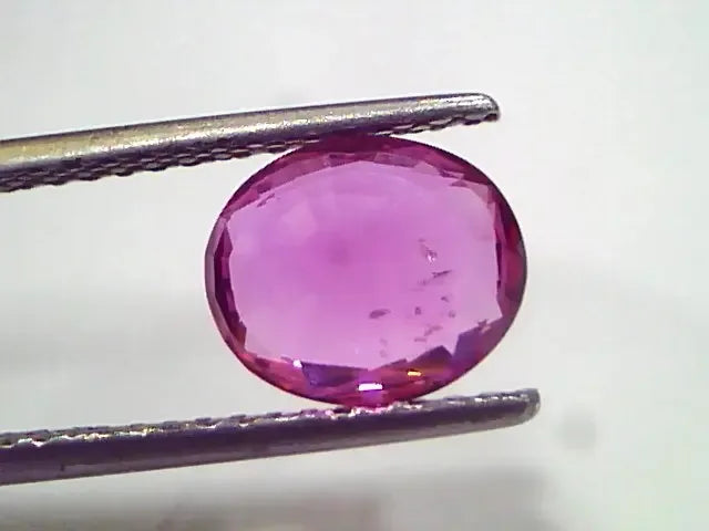 2.98 Ct GII Certified Unheated Untreated Natural Madagaskar Ruby AAA - Venus Gems