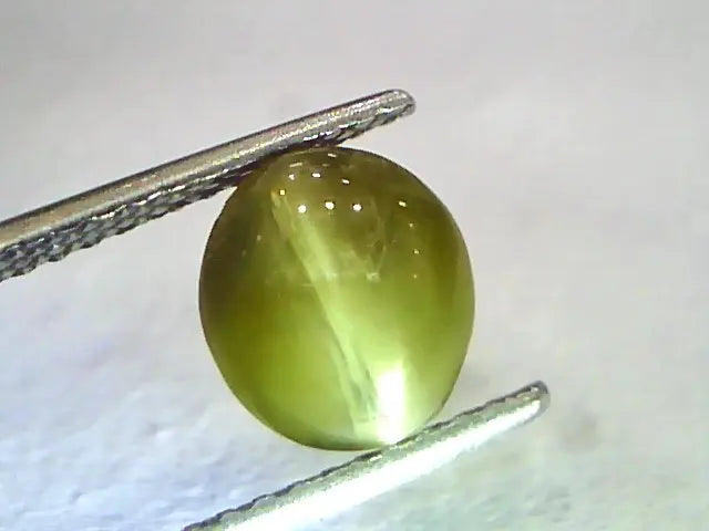 2.99 Ct Certified Untreated Natural Chrysoberyl Cats Eye,Lehsunia
