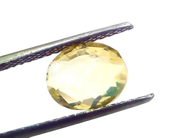 2.99 Ct IGI Certified Unheated Untreated Natural Ceylon Yellow Sapphire - Venus Gems