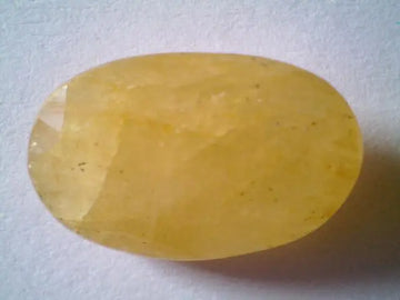 HUGE 21.65 UNTREATED NATURAL BURMA YELLOW SAPPHIRE GEMS