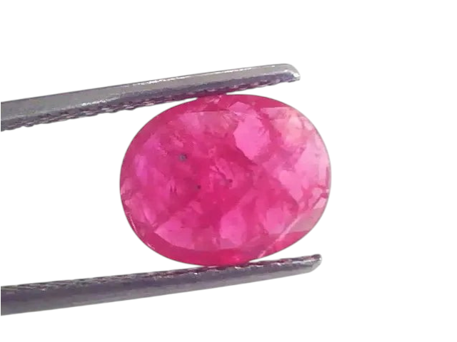 2.96 Ct Natural Old Burma Mines Ruby Gemstone Manik Stone - Venus Gems