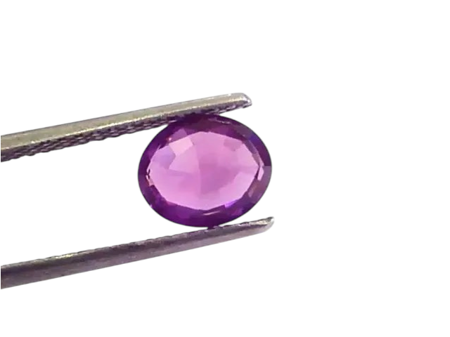 2.15 Ct Unheated Untreated Natural Purple Sapphire Khuni Neelam - Venus Gems