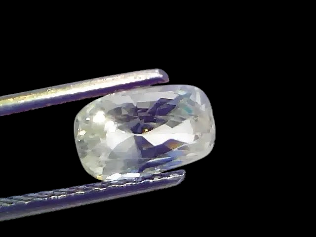 2.14 Ct Certified Unheated Untreated Natural Ceylon White Sapphire - Venus Gems