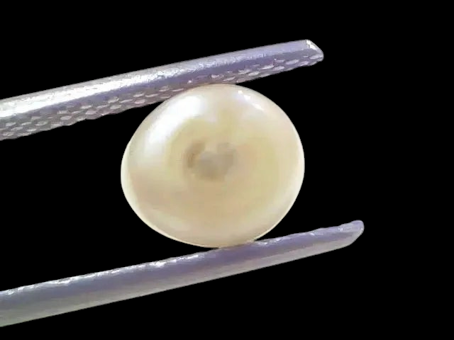 2.34 Ct 3.56 Chaw Natural Basra Pearl Real Basra Moti Certified - Venus Gems