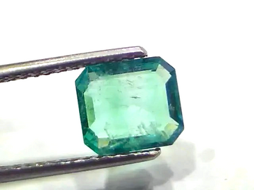 2.08 Ct GII Certified Untreated Natural Zambian Emerald Gems AAAA - Venus Gems