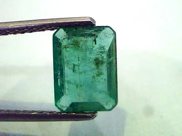 2.00 Ct Unheated Untreated Natural Zambian Emerald Gemstone
