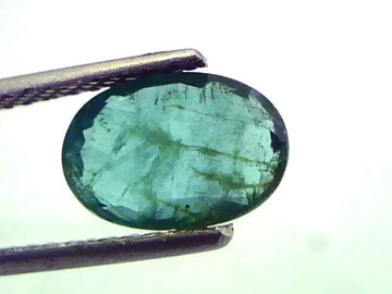 2.06 Ct Untreated Natural Zambian Emerald Gemstone,Panna