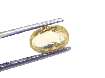 2.29 Ct Certified Unheated Untreated Natural Ceylon Yellow Sapphire - Venus Gems