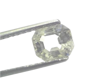 2.61 Ct Certified Unheated Untreated Natural Ceylon White Sapphire - Venus Gems
