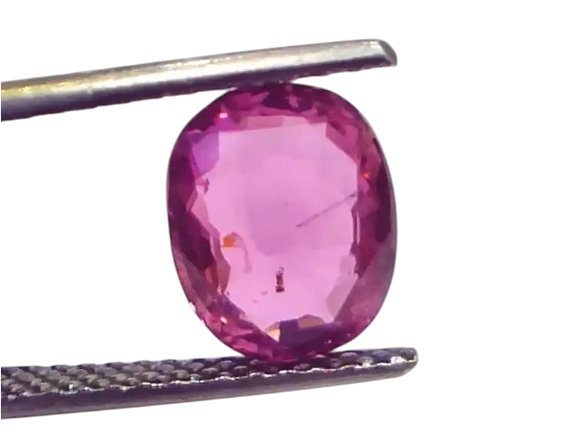 2.96 Ct GII Certified Unheated Untreated Natural Madagaskar Ruby AAA - Venus Gems