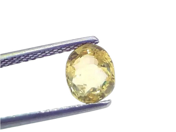 2.03 Ct Certified Unheated Untreated Natural Ceylon Yellow Sapphire - Venus Gems