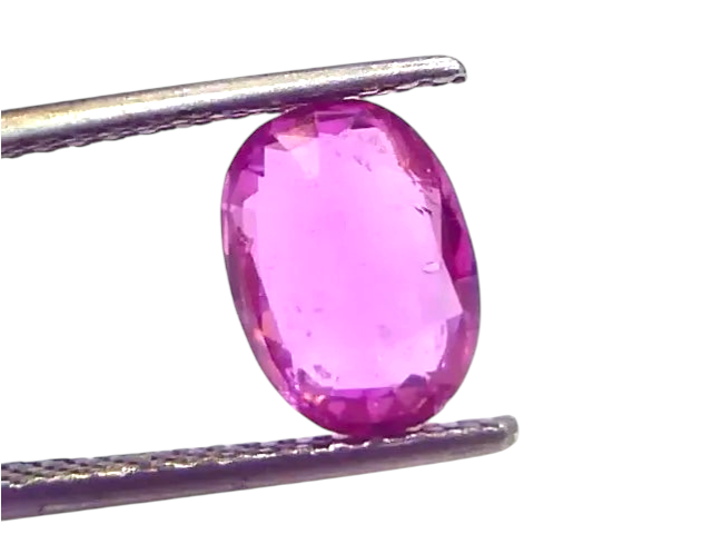 2.86 Ct GII Certified Unheated Untreated Natural Madagaskar Ruby AAA - Venus Gems