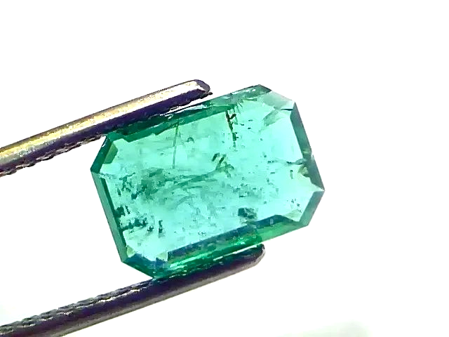 2.74 Ct IGI Certified Untreated Natural Zambian Emerald Gemstone - Venus Gems