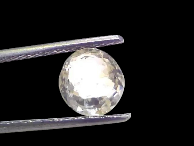 2.71 Ct Certified Unheated Untreated Natural Ceylon White Sapphire - Venus Gems
