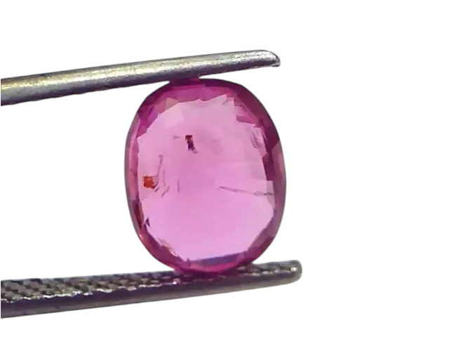 2.96 Ct GII Certified Unheated Untreated Natural Madagaskar Ruby AAA - Venus Gems
