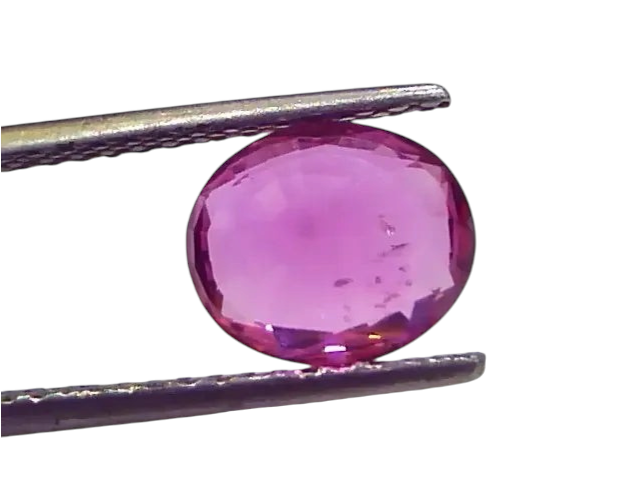 2.98 Ct GII Certified Unheated Untreated Natural Madagaskar Ruby AAA - Venus Gems