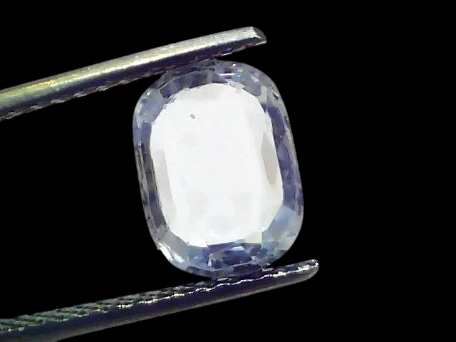 2.94 Ct GII Certified Unheated Untreated Natural Ceylon White Sapphire AAA - Venus Gems