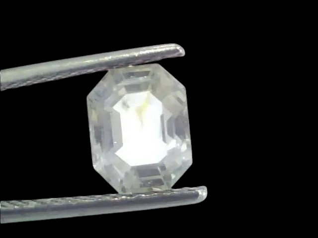 2.88 Ct Unheated Untreated Natural White Sapphire Gemstones - Venus Gems