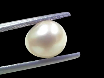 2.34 Ct 3.56 Chaw Natural Basra Pearl Real Basra Moti Certified - Venus Gems