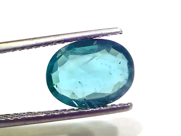 2.85 Ct GII Certified Untreated Natural Zambian Emerald Gems AAAA - Venus Gems