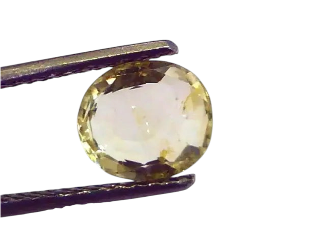 2.21 Ct Unheated Untreated Natural Ceylon Yellow Sapphire Gems - Venus Gems