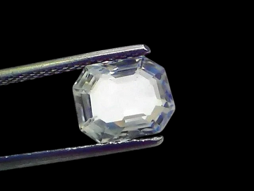 2.94 Ct GII Certified Unheated Untreated Natural Ceylon White Sapphire AAA - Venus Gems