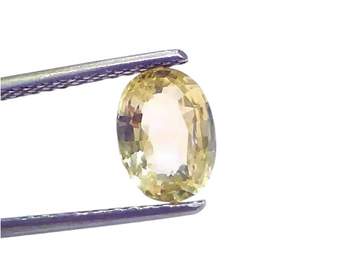 2.17 Ct Certified Unheated Untreated Natural Ceylon Yellow Sapphire - Venus Gems