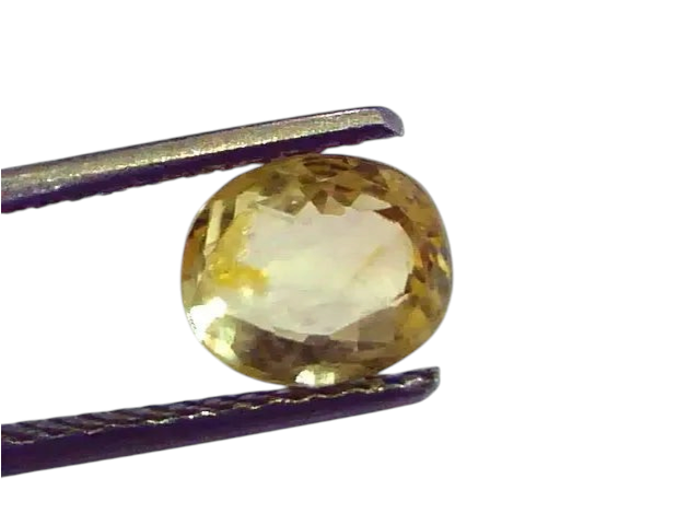 2.16 Ct Unheated Untreated Natural Ceylon Yellow Sapphire Gems - Venus Gems
