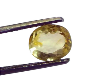 2.16 Ct Unheated Untreated Natural Ceylon Yellow Sapphire Gems - Venus Gems