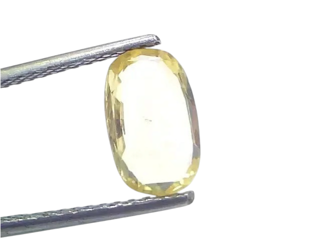 2.20 Ct Certified Unheated Untreated Natural Ceylon Yellow Sapphire - Venus Gems