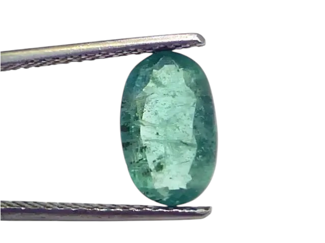 2.56 Ct Untreated Natural Zambian Emerald Gemstone Panna Gems - Venus Gems