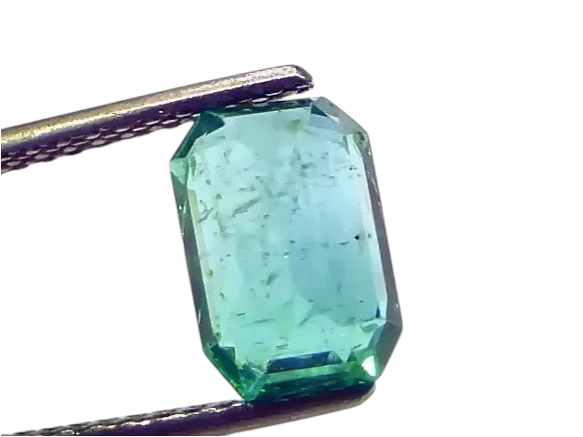 2.57 Ct GII Certified Untreated Natural Zambian Emerald Gemstone AAA - Venus Gems