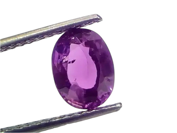 2.91 Ct GII Certified Unheated Untreted Natural Purple Sapphire Ruby - Venus Gems