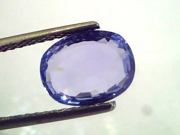 3.00 Ct Unheated Untreated Natural Ceylon Blue Sapphire Neelam