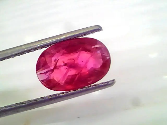 3.00 Ct Certified Unheated Untreated Natural Mozambique Ruby