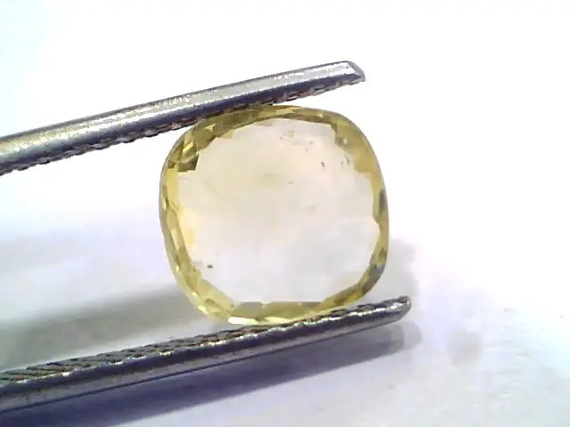 3.00 Ct Unheated Untreated Natural Ceylon Yellow Sapphire Gems