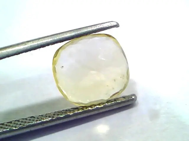3.00 Ct Unheated Untreated Natural Ceylon Yellow Sapphire Gems