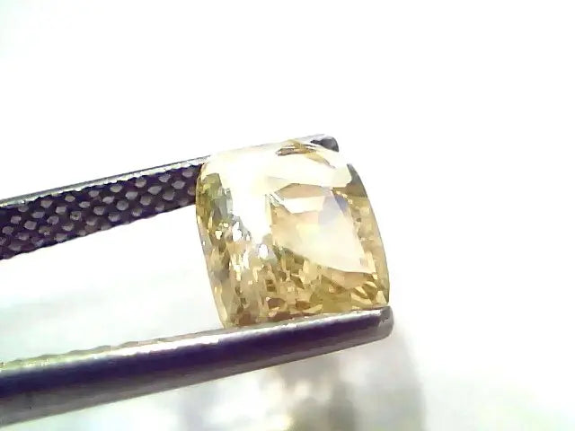 3.02 Ct Certified Unheated Untreated Natural Ceylon Yellow Sapphire