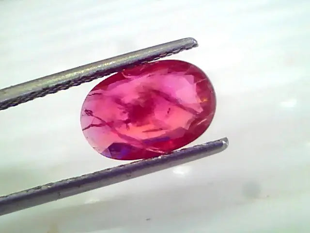 3.00 Ct Certified Unheated Untreated Natural Mozambique Ruby