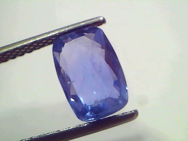 3.00 Ct 3.3 Ratti IGI Certified Unheated Untreated Natural Ceylon Blue Sapphire