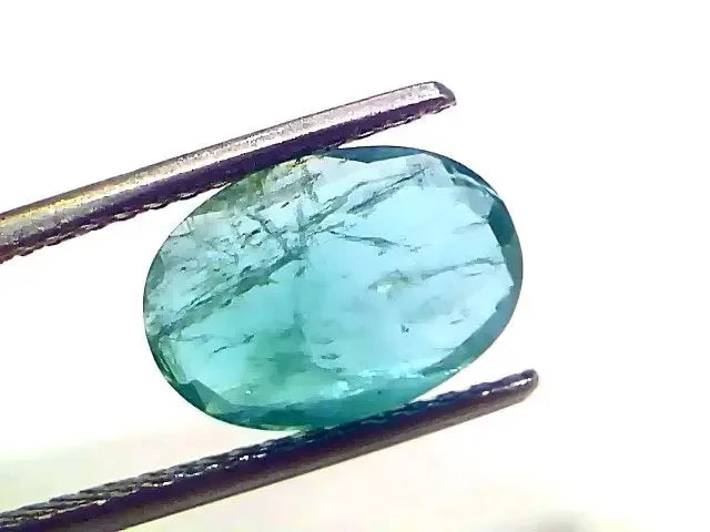 3.05 Ct Certified Untreated Natural Zambian Emerald Panna Gemstone - Venus Gems