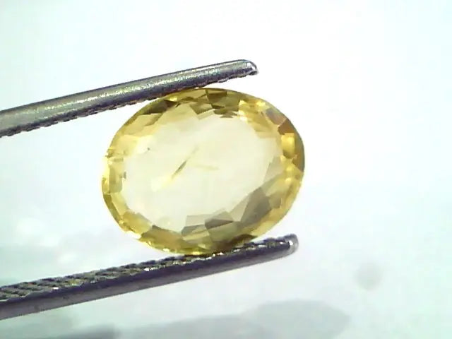 3.01 Ct IGI Certified Unheated Untreated Natural Ceylon Yellow Sapphire