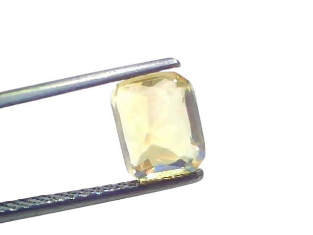 3.01 Carat 3.34 Ratti GII Certified Ceylon Yellow Sapphire Pukhraj AAAA