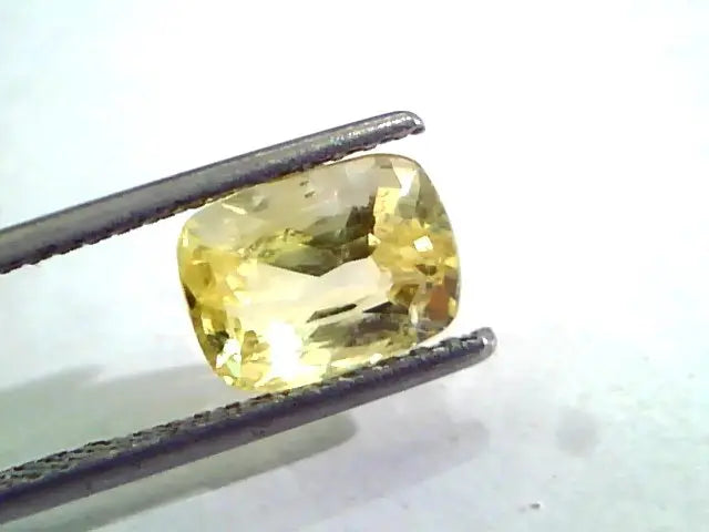 3.02 Ct Unheated Untreated Natural Ceylon Yellow Sapphire Gems