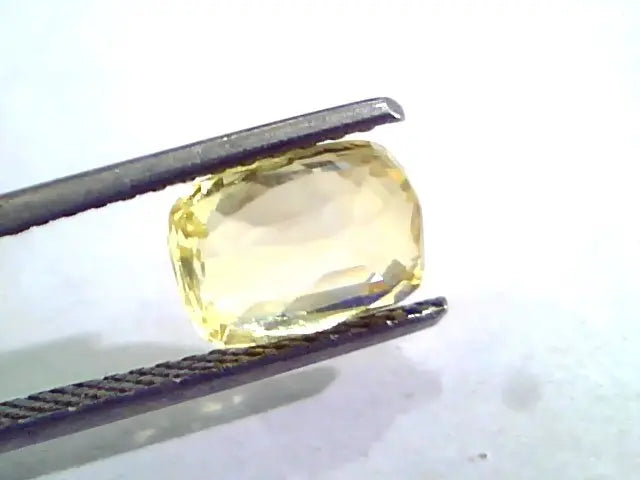 3.02 Ct Unheated Untreated Natural Ceylon Yellow Sapphire Gems