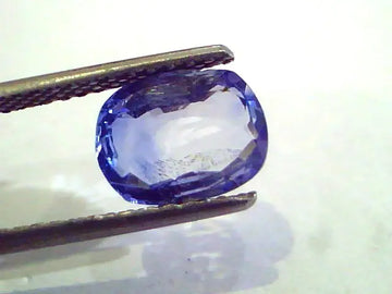 3.02 Ct Unheated Untreated Natural Blue Sapphire Neelam Gemstones